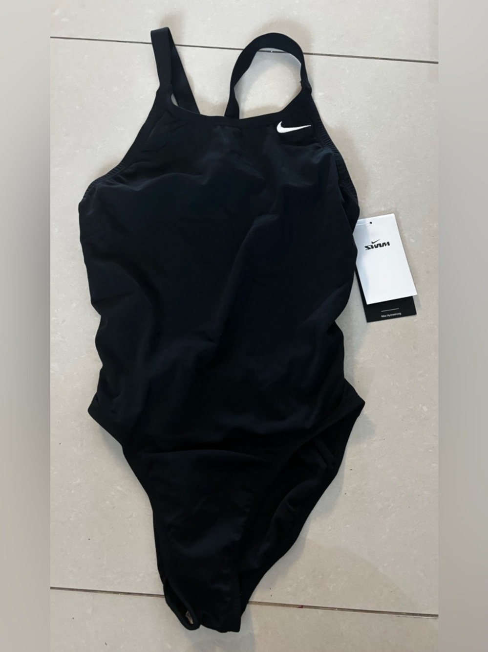 Nike Black Women's Swim Suit with Strappy Back